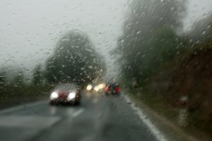 rainy driving lights