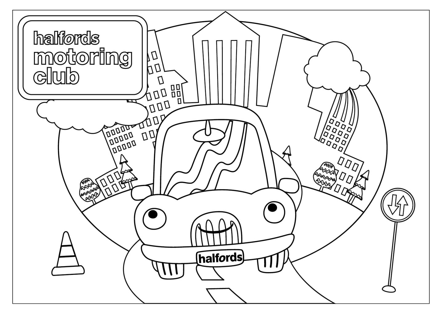 Colouring Pack - Fun for all Ages - Halfords