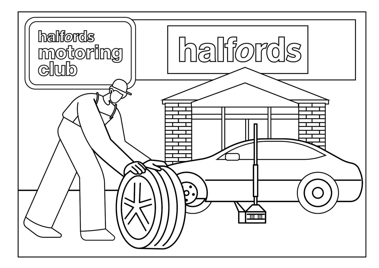 Colouring Pack - Fun for all Ages - Halfords
